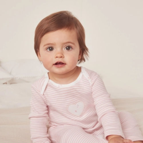 Organic Cotton Pink Stripe...