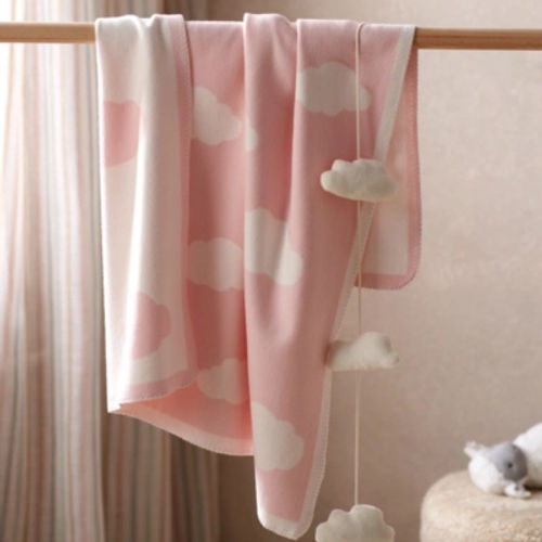 Pink Cloud Baby Blanket,...