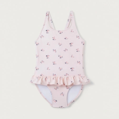 The White Company Recycled Floral Bow Back Swimsuit (0-18mths), Multi, Size: 1-1 1/2Y