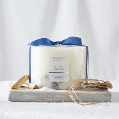 Sea Salt Botanical Candle –...