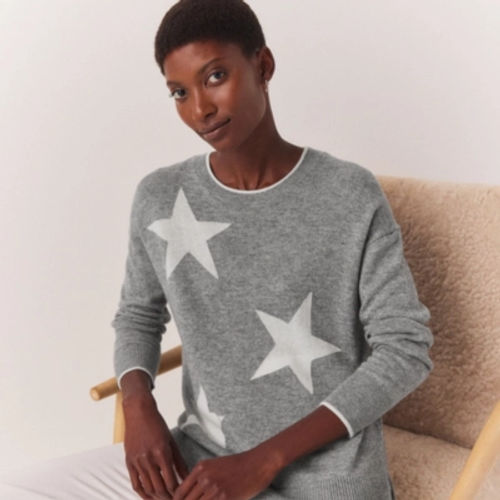 Star Jumper with Cashmere,...