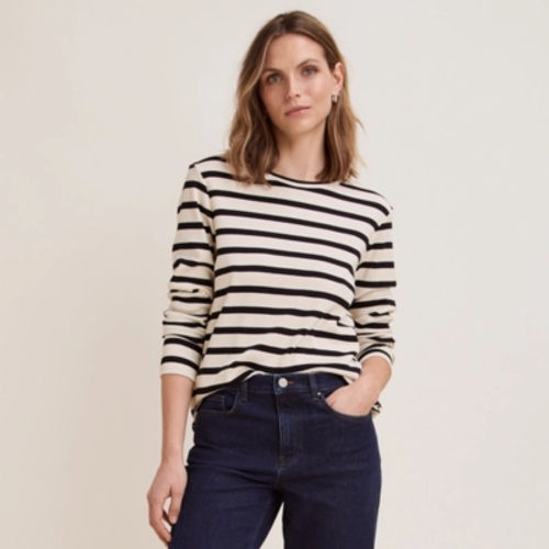 The White Company Stripe Crew...