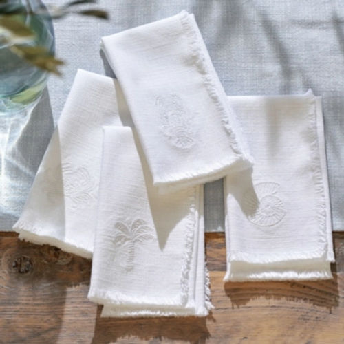 Summer Embroidered Napkins –...