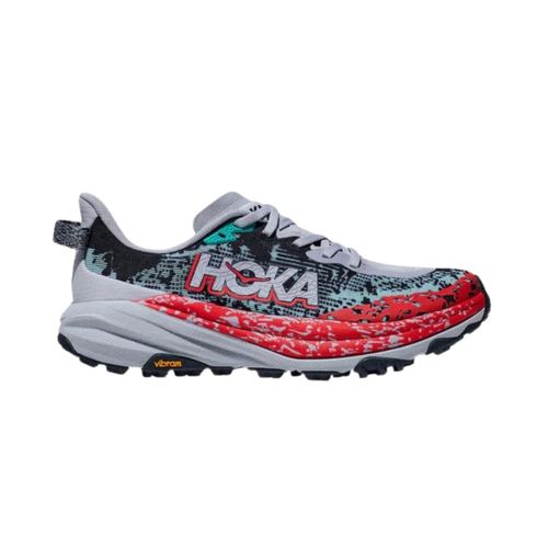 Hoka Speedgoat 6 Grau Rot ...