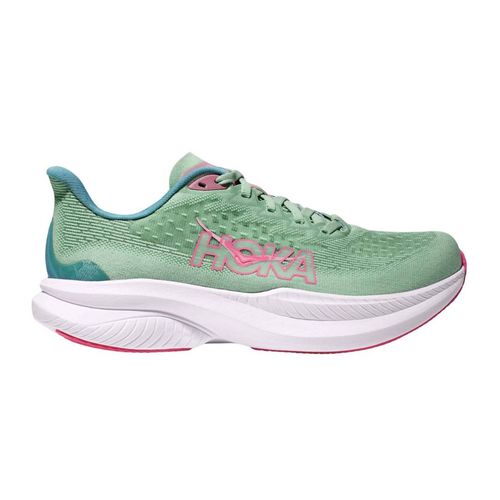 Hoka Mach 6 Schuhe Grün Rosa...