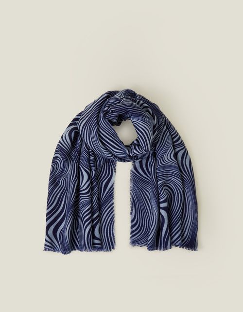 Blue/Navy Swirl Print...