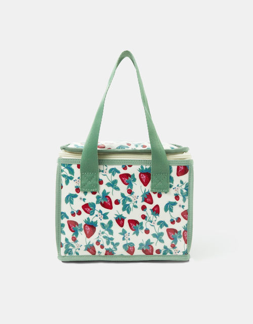 Strawberry Print Lunch Bag -...