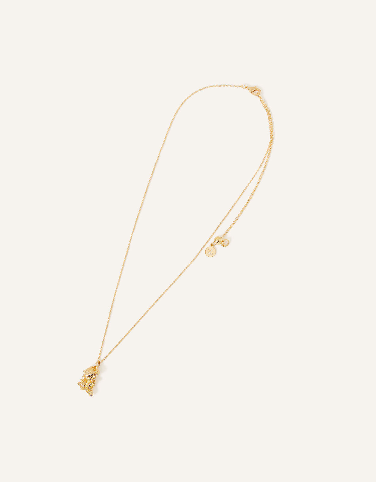 14ct Gold-Plated Sparkle V-Pendant Necklace | Z for Accessorize |  Accessorize Global