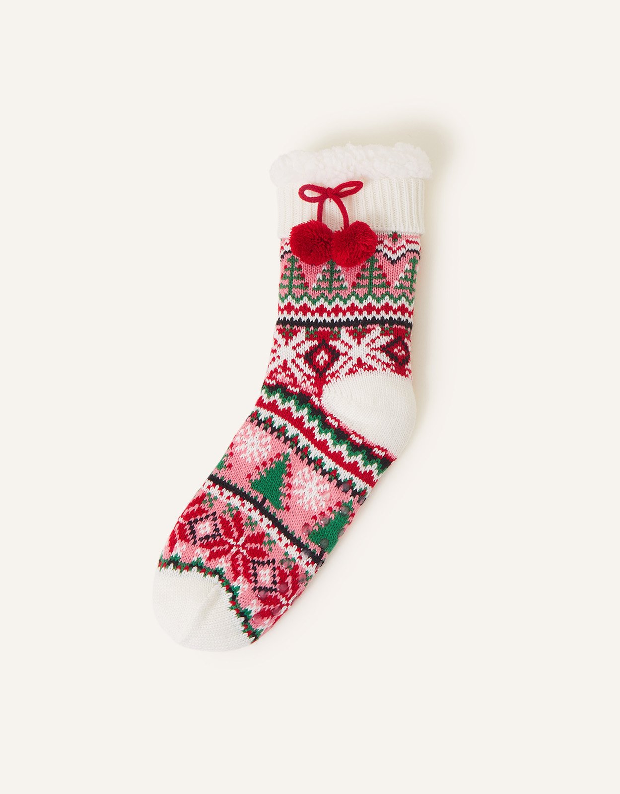 Accessorize Women s Fair Isle Slipper Socks Size One Size