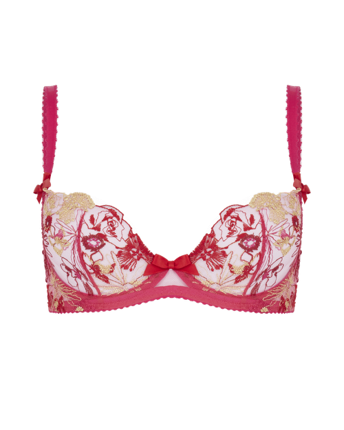 Sachaa Balconette Underwired Bra in Pink