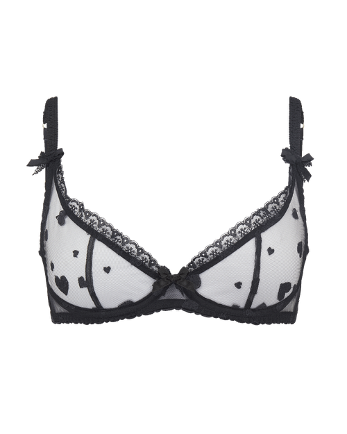 Angelinna Demi Cup Underwired Bra in Black | By Agent Provocateur