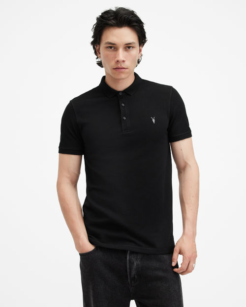 AllSaints Reform Short Sleeve Polo Shirt