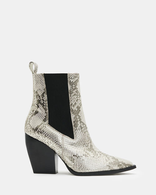 AllSaints Ria Pointed Snake...