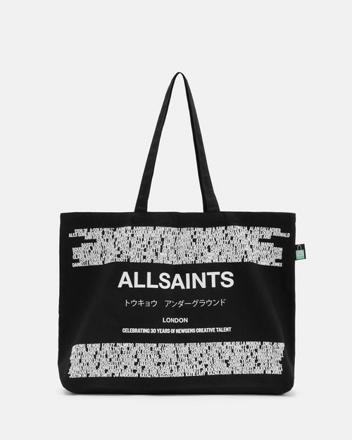 AllSaints Tierra Tote Bag in Black/White