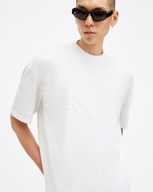 Allsaints Biggy Oversized Logo Print T-shirt