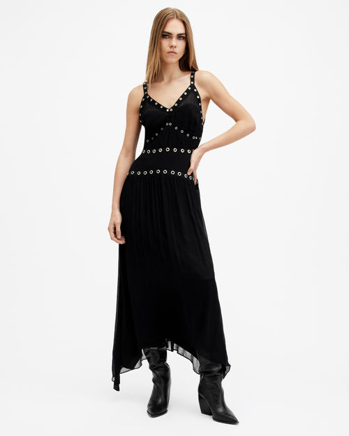 Allsaints Zita V-neck Eyelet...