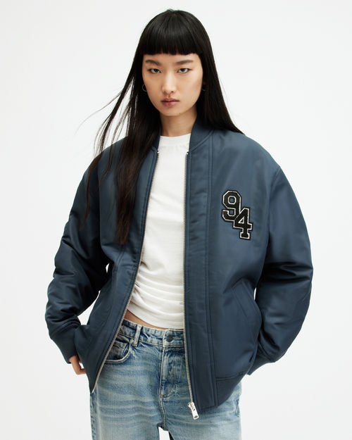 AllSaints Cooper Oversized Cropped Jacket, Compare