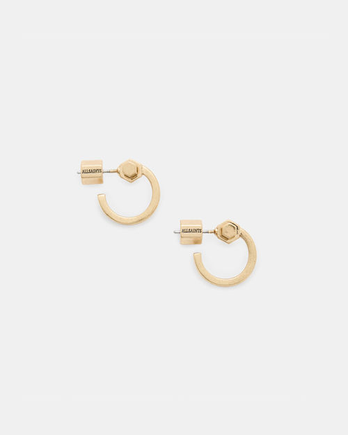 Allsaints Toggle Huggie Hoop Earrings