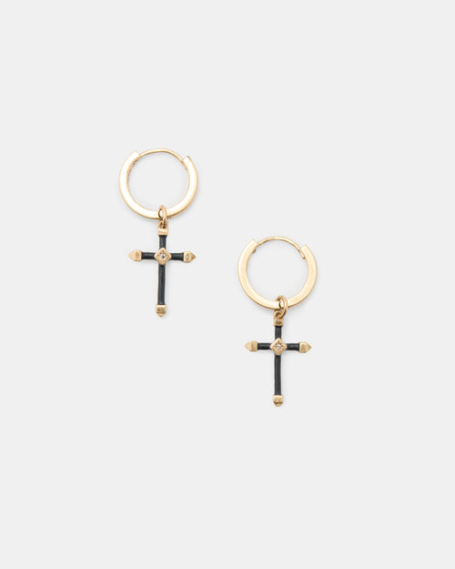 Allsaints Lyra Cross Hoop...