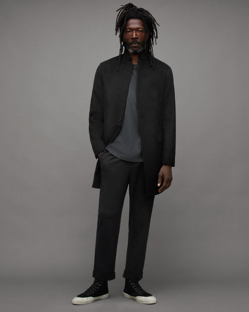 AllSaints Manor Slim Wool Coat