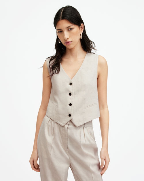 Allsaints Whitney Linen Blend...