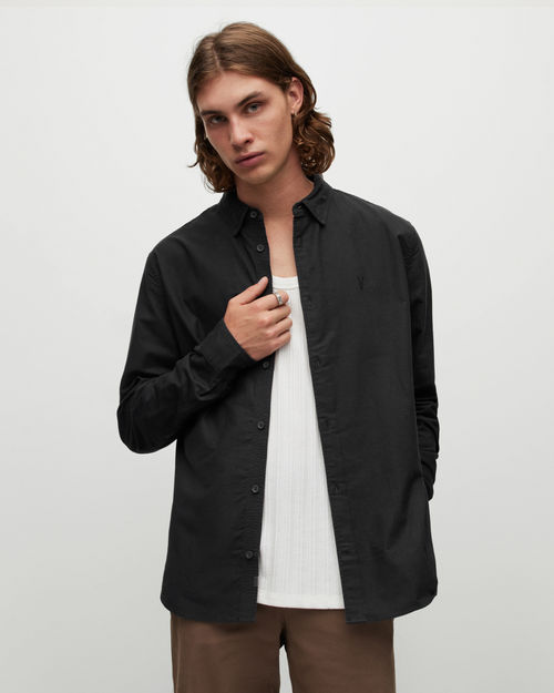 AllSaints Black Men's Hermosa...