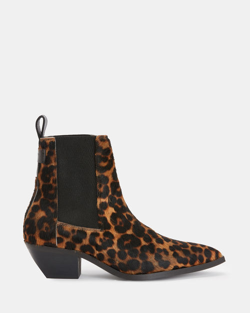 Allsaints Fox Leopard Print...