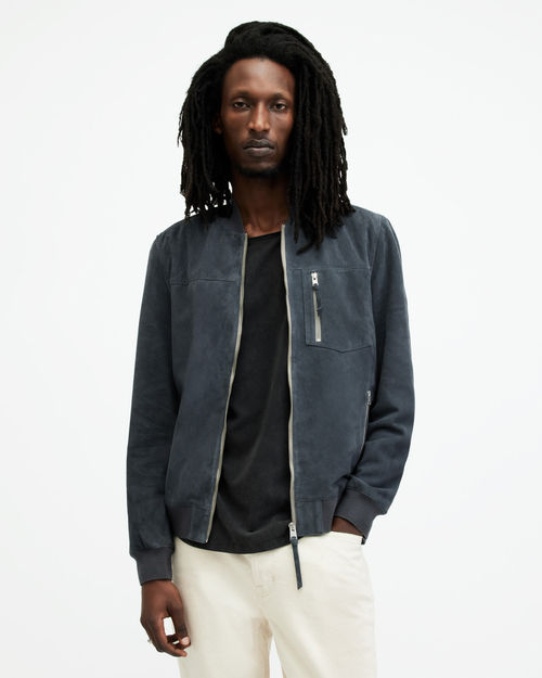 AllSaints Kairo Suede Bomber...