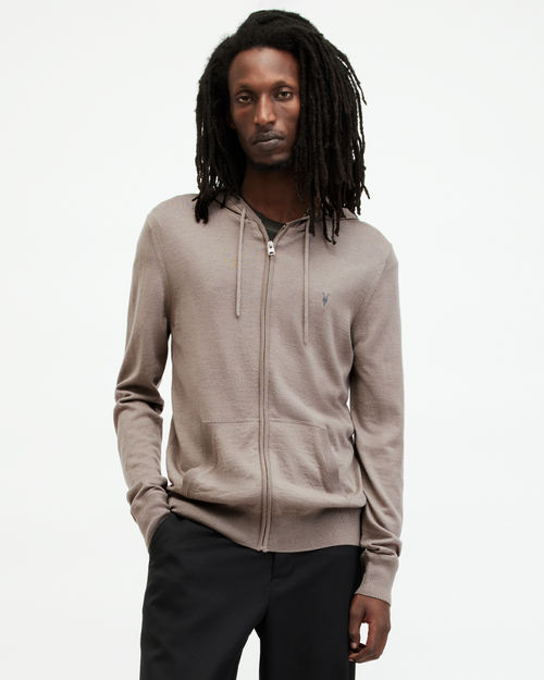 AllSaints Mode Merino Zip Up...