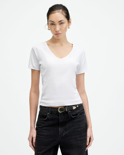 AllSaints Evie V-Neck Short...