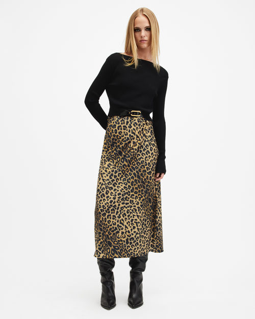 Allsaints Hera Leopard Print...