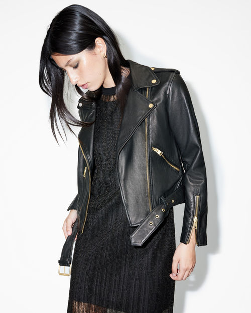 Allsaints Balfern Leather Biker Jacket