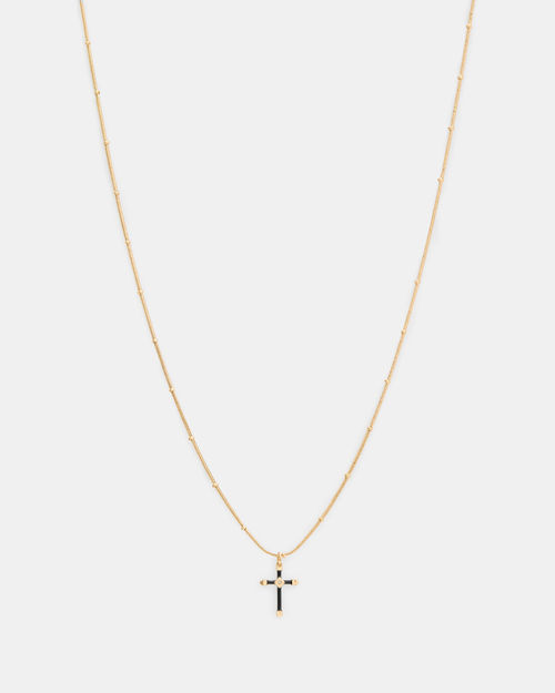 Allsaints Lyra Cross Pendant...