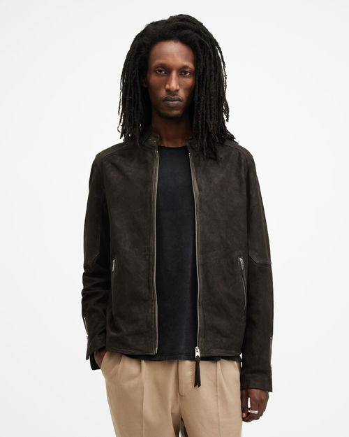 AllSaints Cora Suede Snap...