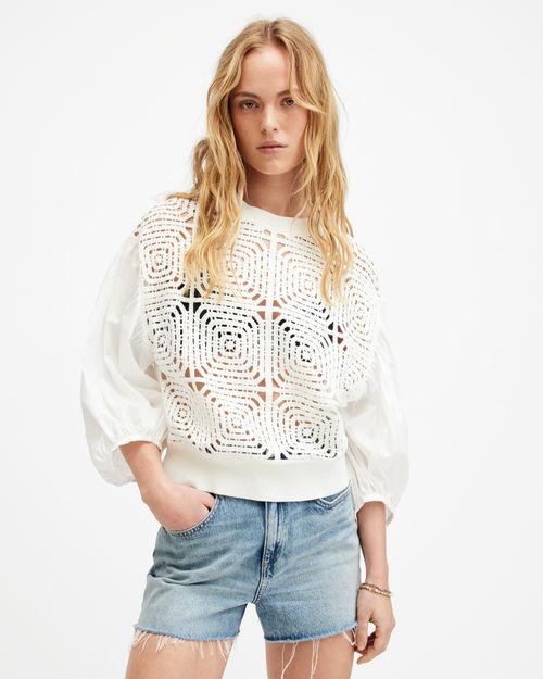 AllSaints Sol Crochet Relaxed...