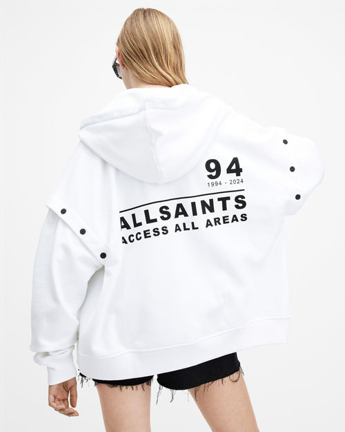 AllSaints Access Amphia Oversized Logo Hoodie