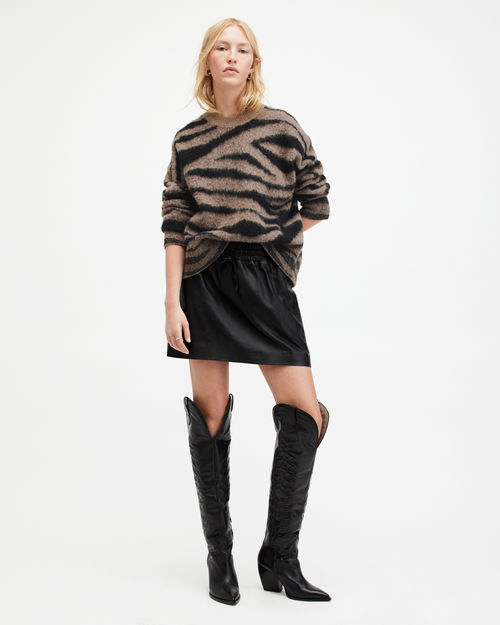 AllSaints Tessa Tiger Stripe...