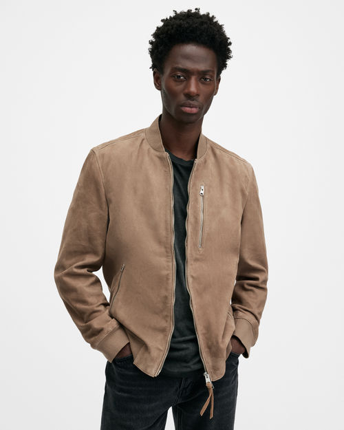 Allsaints Kemble Suede Bomber...