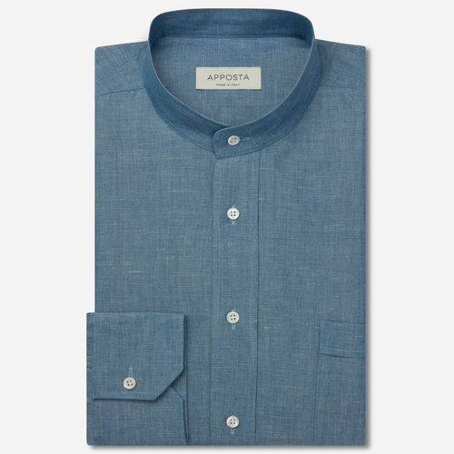 Hemd einfarbig marineblau...