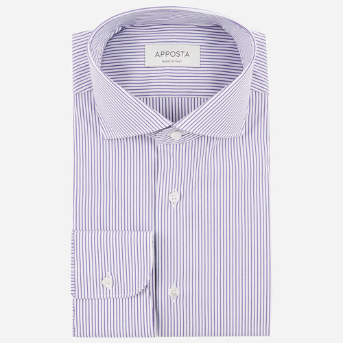 Hemd streifen violett...