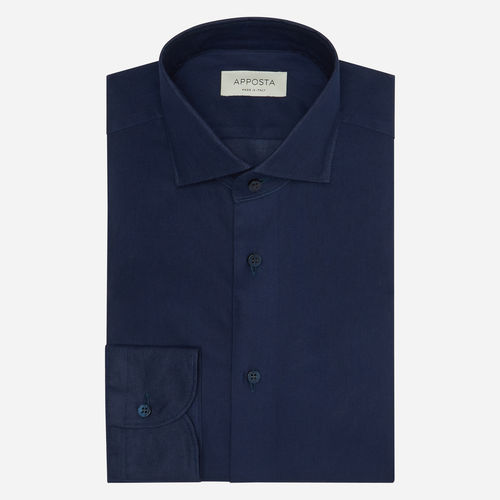 Hemd einfarbig marineblau...