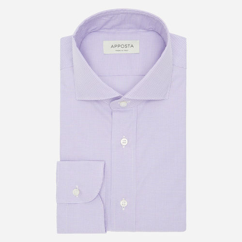 Hemd klein kariert violett...