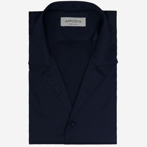 Hemd einfarbig marineblau...