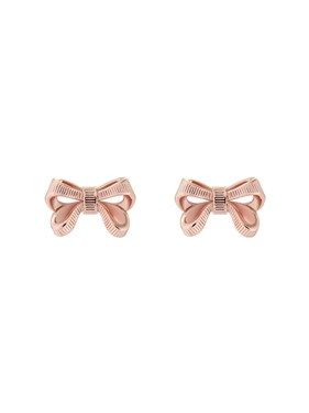 ted baker pink bow earrings