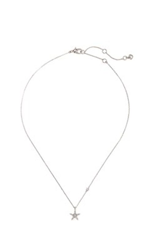Kate Spade New York Crystal Star Necklace - Silver | £ | Closer