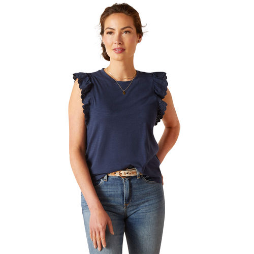 Women's Ludlow Top in Navy,...