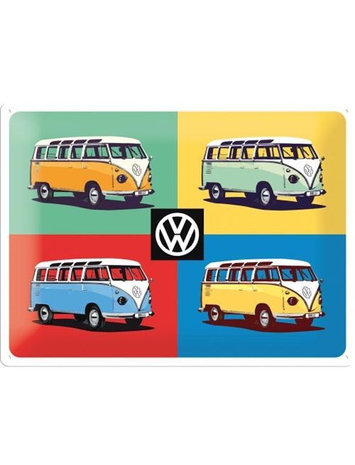 VW Four Bullis Blechschild