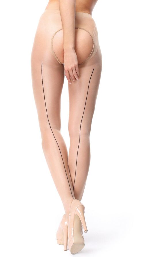 Ouvert-Strumpfhose Haut mit...
