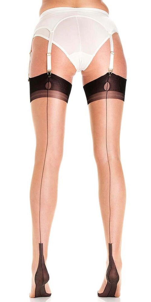 Nylons Cuban Heel Full...