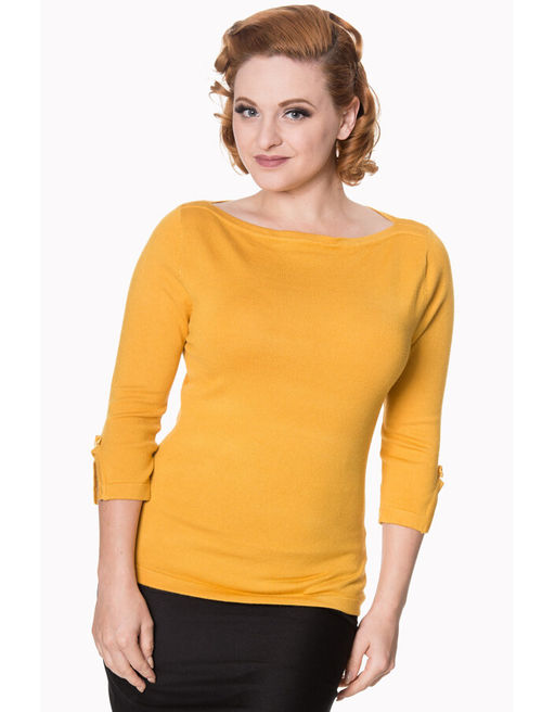Addicted Sweater Senfgelb